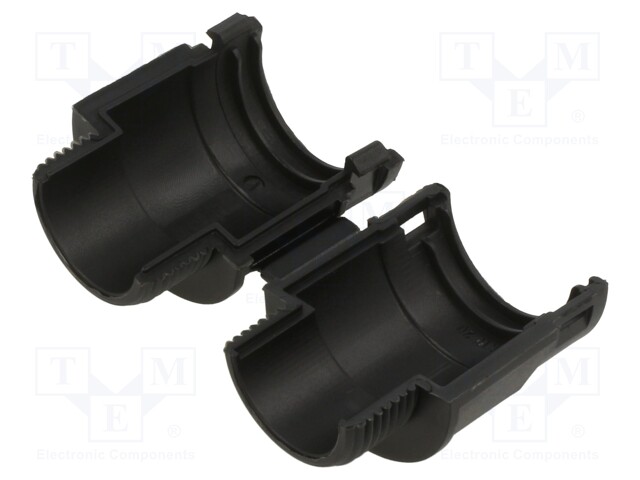 SUORA PÄÄTELIITIN - M25 - KIERRE: METRINEN,ULKO-POLYAMIDI - MUSTA - Punosten lisätarvikkeet - LP-61806682 - 1