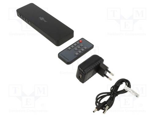 SWITCH - HDCP 2.2,HDMI 2.0 - MUSTA - HDMI, DVI, DisplayPort johdot - HDMI-SWITCH-02 - 1