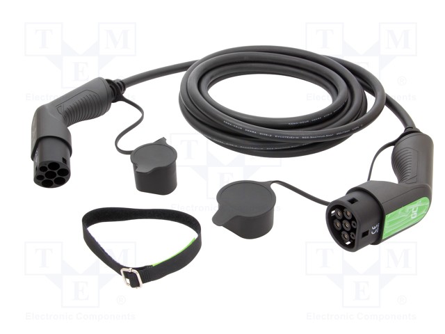 EMOBILITY: CABLE - 480VAC - 11KW - IP55 - THREE-PHASE - 7M - 16A - -30÷50°C - Sähköauton latauskaapelit - GC-EV12 - 1