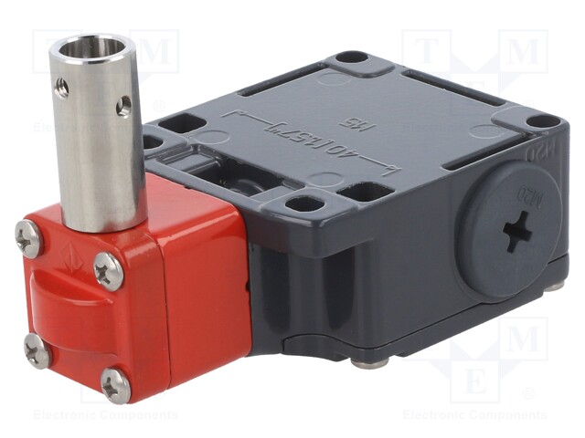 SAFETY SWITCH: HINGED - FL - NC X2 - IP67 - -25÷80°C - PUNAINEN,GREY - METAL - Turvasaranakytkimet - FL995-M2 - 1