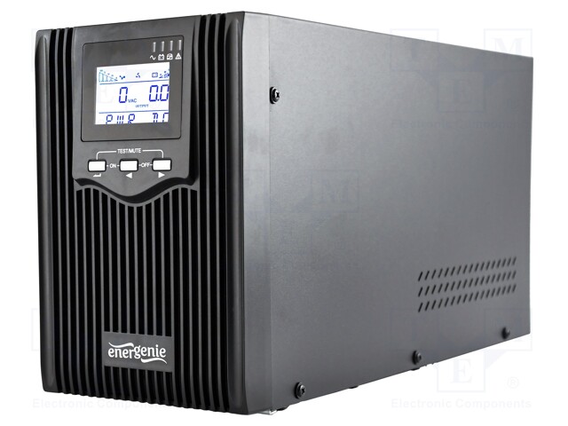 UPS VIRTALÄHDE - 1,6KW - 2KVA - 220V - 144X410X215MM - 9AH - UAKKU: 12V - UPS ja tietokeneen virtalähteet - EG-UPS-PS2000-02 - 1