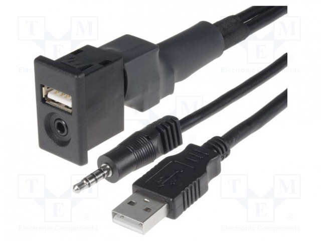 USB/AUX-ADAPTERI - MITSUBISHI - Autopistokelaturit ja virtalähteet - USB.MITSUBISHI.02 - 1