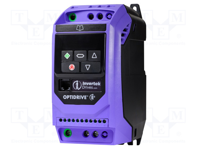 MOOTTORIN MAKSIMITEHO: 1,5KW - UVIRT: 200÷240VAC - 0÷500HZ - IN: 4 - Yksivaiheiset vaihtosuuntaajat - ODE-3-120070-1012 - 1