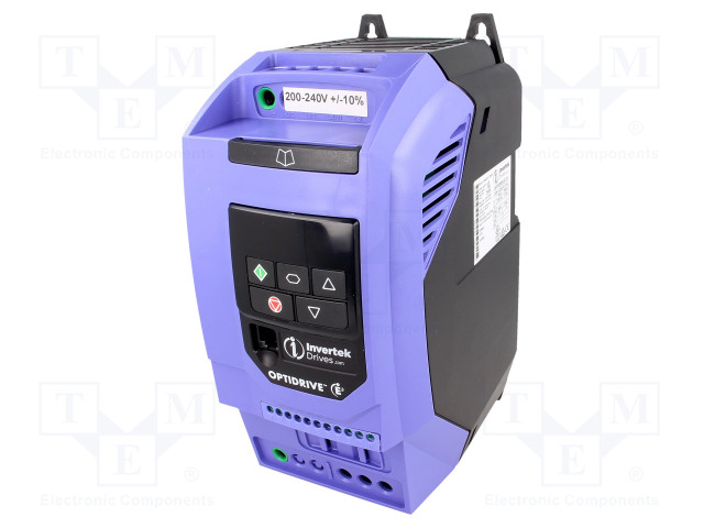 AUTOMATION MODULE: VECTOR INVERTER - MAX MOTOR POWER: 1.5KW - IN: 4 - Yksivaiheiset vaihtosuuntaajat - ODE-3-220070-1F42 - 1