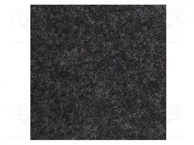 VERHOILUKANGAS - KOOT: 1500X700MM - PAKS.: 3MM - MUSTA MELANGE - Kaiutinkankaat ja -vaimennusmatot - MAT.10.02 - 1