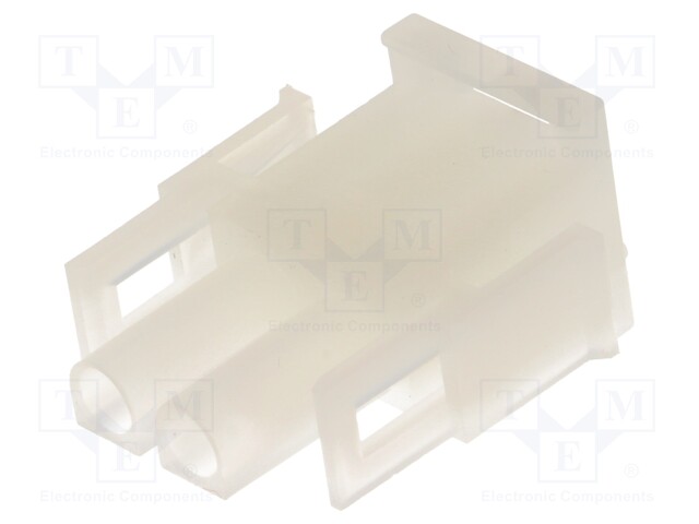 LIITIN: JOHTO-JOHTO - PISTOKE - UROS/NAARAS - PIN: 2 - NLS - 600V - 6,35MM - Signaaliliittimet rasteri 6,35mm - NLSW-1X2 - 1