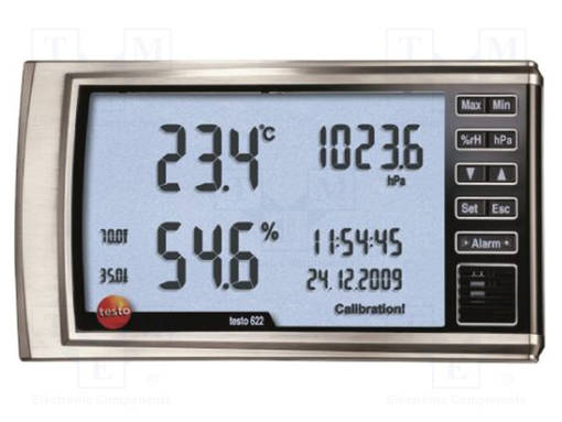 MITTARI: YMPÄRISTÖOLOSUHDE-0,3÷1,2BAR - LÄMP: -10÷60°C - ±3HPA - Muut erikoismittalaitteet - TESTO622 - 1