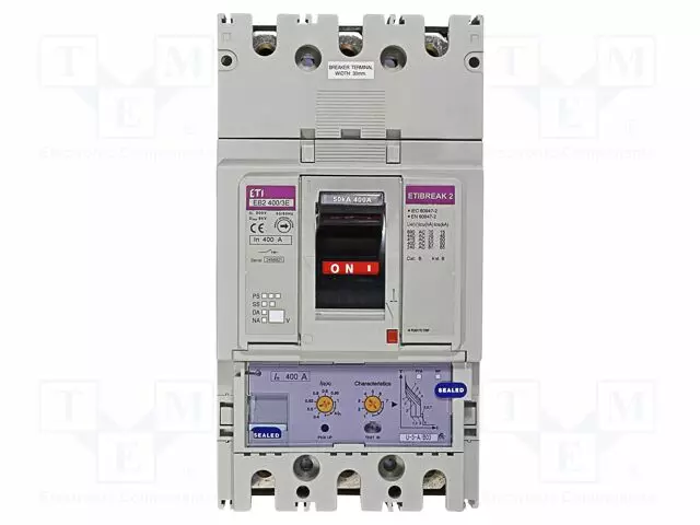 VIRRANKATKAISIJA - NAVAT: 3 - RUUVI-NIMELLISVIRTA: 400A - 690VAC - IP20 - Erottimet - 004671112 - 1