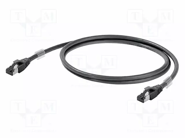 PATCH KAAPELI - S/FTP - CAT 6A - RJ45,MOLEMMIN PUOLIN - CU - 0,2M - RJ45 Ethernet kaapelit - 1251610002 - 1