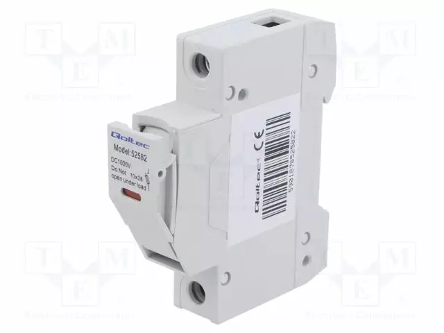 RASIA - 10X38MM - DIN-KISKOLLE - 30A - NAVAT: 1 - 1KVDC - Sulakepitimet - 52582 - 1