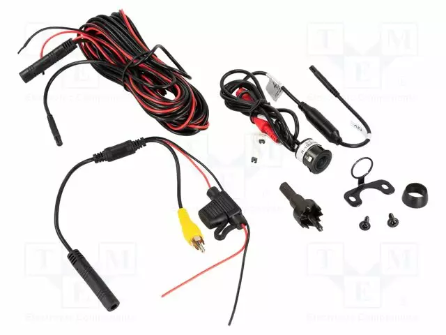 PERUUTUSKAMERA - 170° - MUSTA - 12VDC,24VDC - 18,5X20,5MM - KAMERA - Multimedia-adapterit - 772000-6702 - 1