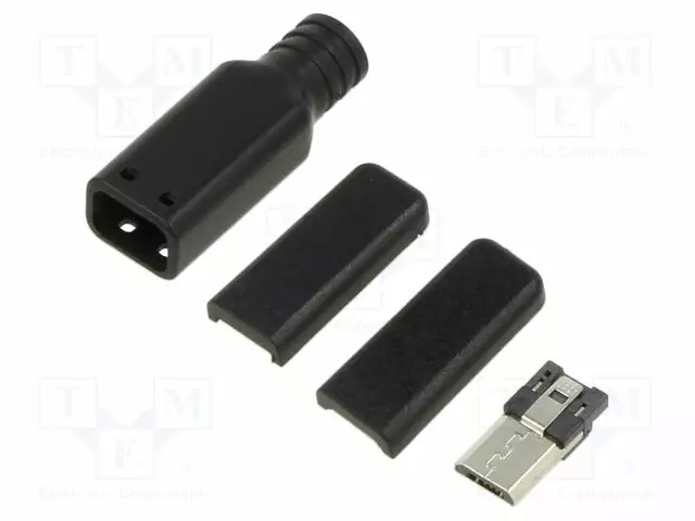LIITIN: USB B MICRO - PISTOKE - UROS - SUORA - USB liittimet - 80172 - 1