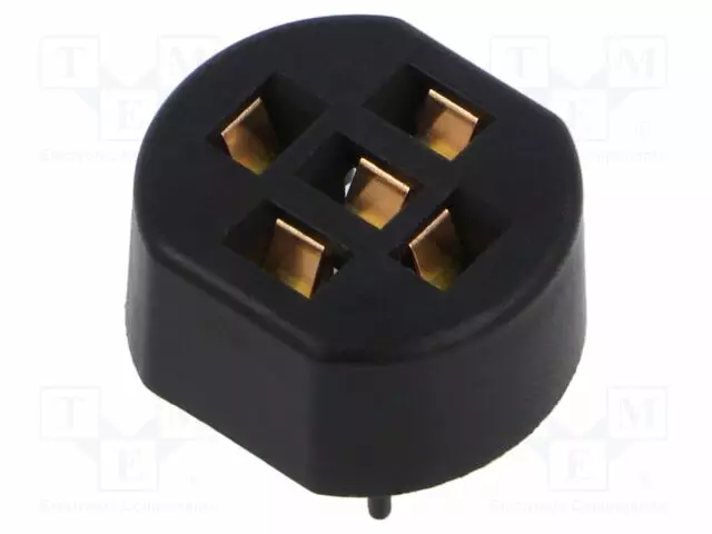 ADAPTERI - RUNKO: MUSTA - PCB - 19,6X17,4X10MM - Painonappikytkimet - 82-922 - 1