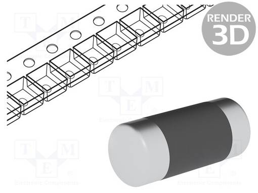VASTUS: THIN FILM - 10KOHM - SMD - MELF - 0207 - 1W - ±1% - Ø2,2X5,9MM - SMD vastukset - CSRV0207FTDT1002 - 1