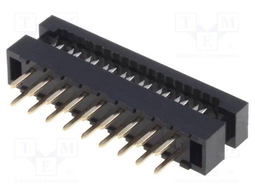 LIITIN: IDC - PIN: 18 - THT - - 2MM - 2X9 - 1MM - IDC liittimet - DS1018-02-18B2 - 1