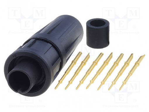 UROSLIITIN - 3A - 125V - PIN: 7 - EN2 - JUOTETTAVA - SWITCHCRAFT liittimet - EN2C7M26G2 - 1