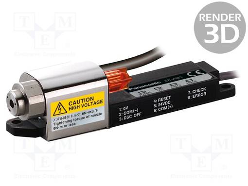 ILMAN IONISAATTORI - KOMPAKTI - ESD - 28X111,6X27MM - 24VDC - 7BAR - Ionisaattorit - ER-VS02 - 1