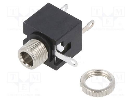 LIITIN: JACK 3,5MM - N LIITINAARAS - MONO - NAVAT: 2 - JUOTETTAVA - Plugit ja jakit - FC6812 - 1