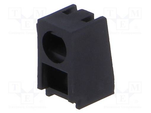 LED-DIODIN KOTELO - 3MM - POLYAMIDI - KULMAMALLI - MUSTA - UL94V-2 - LEDkaulukset - FIX-LED-312 - 1