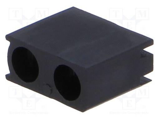 LED-DIODIN KOTELO - 3MM - POLYAMIDI - KULMAMALLI - MUSTA - UL94V-2 - LEDkaulukset - FIX-LED-322 - 1