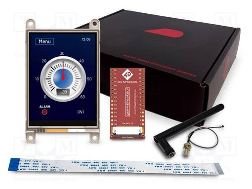 TFT NÄYTTÖ - 3,2" - 240X320 - 8MBRAM,16MBFLASH - 200CD/M2 - UC: ESP32 - Älykkäät näytöt - GEN4-ESP32-32 - 1