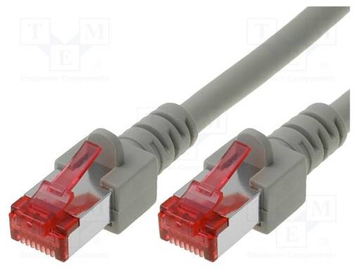 PATCH KAAPELI - U/UTP - CAT: 6 - RJ45-PISTOKE,MOLEMMIN PUOLIN - LANKA - CU - RJ45 Ethernet kaapelit - HELUKAT-803102 - 1