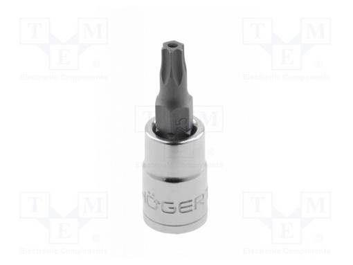 HYLSY: TORX®-BIT - SUOJAN KANSSA - T8H - 1/4" - Hylsyavaimet - HT1S672 - 1