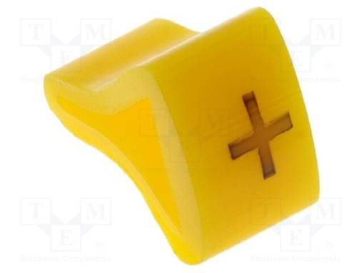 MERKIT - MERKINTÄ: + - 3÷6,5MM - H: 9MM - A: 7MM - -30÷100°C - L: 5MM - 250KPL - Kaapeleiden merkintä - MZ-2 - 1