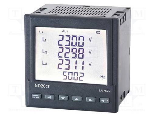 MITTARI: VERKON PARAMETRIT - DIGITAALINEN,ASENNUS-LCD 3,5" - Digitaaliset paneelimittarit - ND20CT-20200M2 - 1