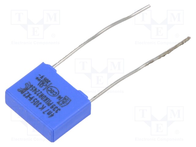 POLYPROPYLEENIKONDENSAATTORI - X2 - 4,7NF - 305V - THT - ±10% - 10MM - Muovikondensaattorit - PCX2339D67472 - 1
