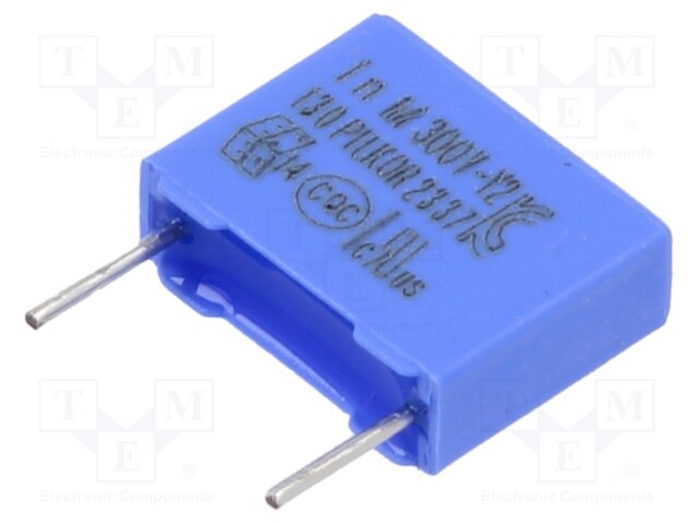POLYPROPYLEENIKONDENSAATTORI - Y2 - 1NF - 300V - THT - ±20% - 10MM - Muovikondensaattorit - PCY2130D30102 - 1