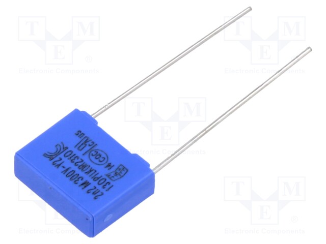 POLYPROPYLEENIKONDENSAATTORI - Y2 - 2,2NF - THT - ±20% - 10MM - 300V - Muovikondensaattorit - PCY2130D34222 - 1