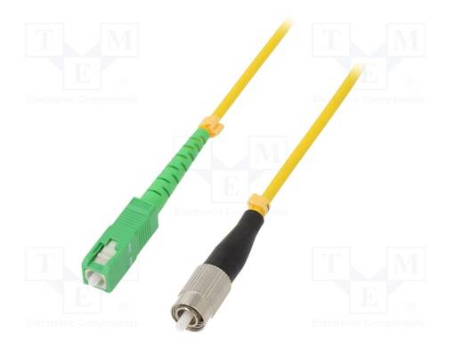 VALOKUITU PATCH-KAAPELI - FC/UPC,SC/APC 9/125UM - LSZH - Patchcordit ja valokuitu-pigtailit - QOLTEC-54312 - 1