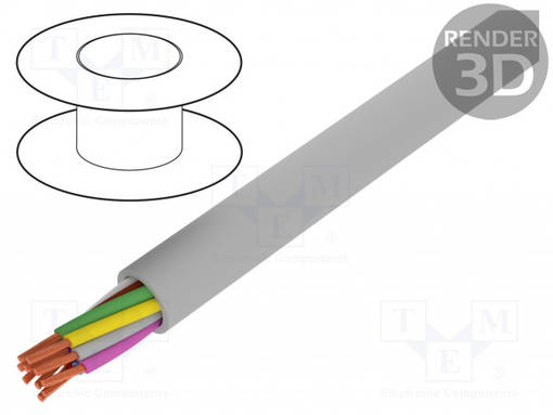 JOHTO - ELITRONIC® LIYY - 12X0,34MM2 - SUOJAAMATON - 250V - CU - LANKA - Suojaamattomat moninapakaapelit - TKD-0500122 - 1