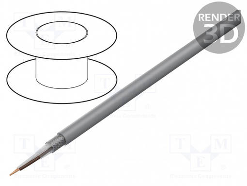 JOHTO - ELITRONIC® LIYCY - 2X0,14MM2 - TINATTU KUPARIPUNOS - PVC - Suojatut moninapakaapelit - TKD-0500302 - 1