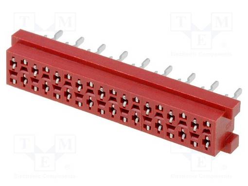 JOHTO-LEVY - N LIITINAARAS - PIN: 18 - THT - PCB - 30V - 1A - -40÷105°C - Micro-Match liittimet, rasteri 1,27mm - TMM-4-0-18-2 - 1