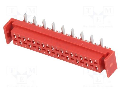 JOHTO-LEVY - N LIITINAARAS - PIN: 18 - SMT - PCB - 30V - 1A - -40÷105°C - Micro-Match liittimet, rasteri 1,27mm - TMM-6-L-18-2 - 1