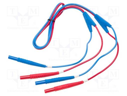 MITTAUSJOHTO - BANAANIPISTOKE 4MM,MOLEMMIN PUOLIN - ERISTETYT - Mittausjohdot - WAPRZ1X2DZBB2 - 1