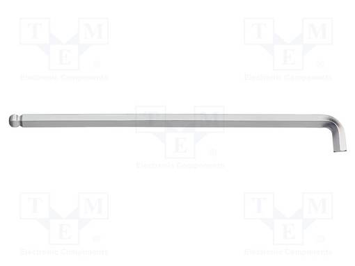 WRENCH: HEX KEY - SPHERICAL - HEX 1.5MM - OVERALL LEN: 91MM - Kuusiokolo- ja TORX avaimet - WIHA.35482 - 1