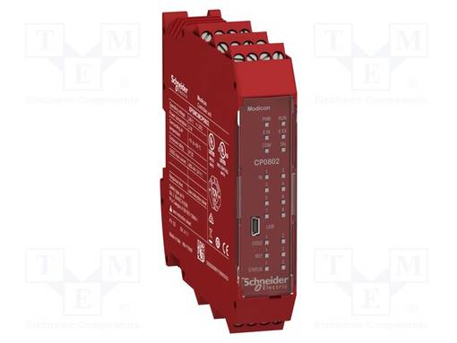 AUTOMATION MODULE: SAFETY CONTROLLER - 24VDC - IN: 8 - OUT: 2 - XPSMC - Turvakytkimet - säätömoduulit - XPSMCMCP0802 - 1
