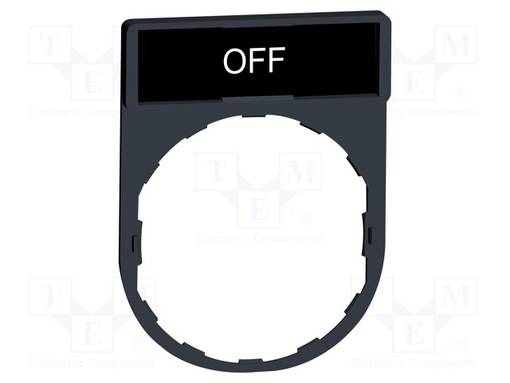 TIEDOTUSETIKETTI - HARMONY XB4 - Taulukytkimien lisävarusteet - ZBY2312 - 1