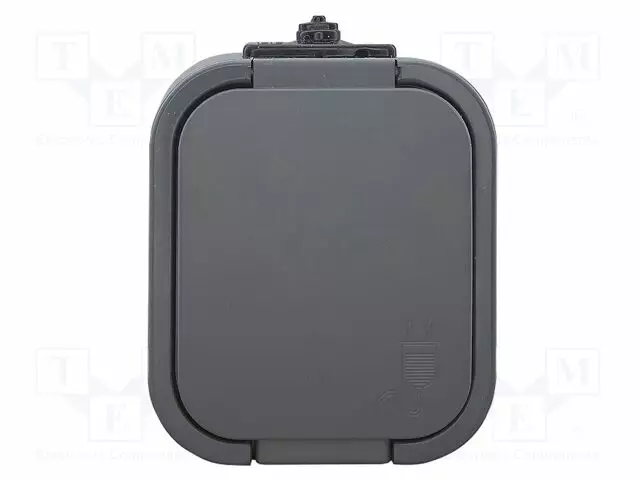 AC LIITIN-PISTORASIA - 2P+PE - 250VAC - 16A - HARMAA - PIN: 3 - AC liittimet ja rungot - ABEX-9001612 - 1