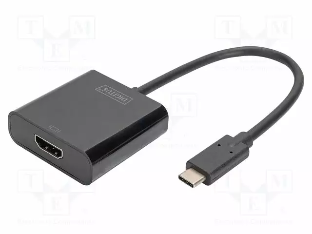 HDMI ADAPTERI -PISTORASIA,USB C PISTOKE - USB 3.2 GEN 1 - 150MM - HDMI, DVI, DisplayPort johdot - DA-70852 - 1