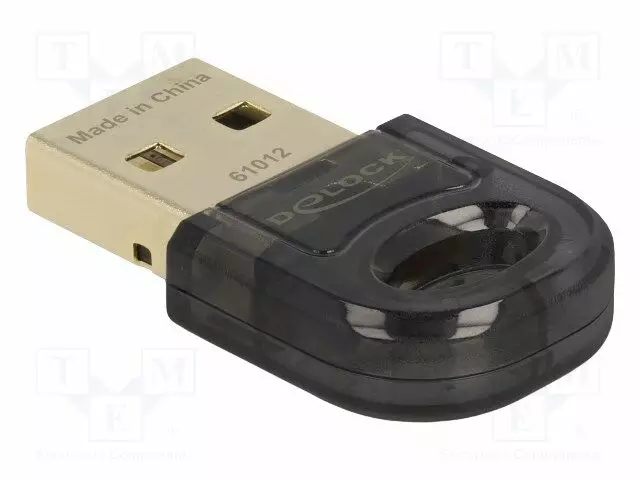 BT SOVITIN - USB A-PISTOKE - USB 2.0 - CHIPSET RTL8761B - MUSTA - Tietokonetarvikkeet - muut - DELOCK-61012 - 1