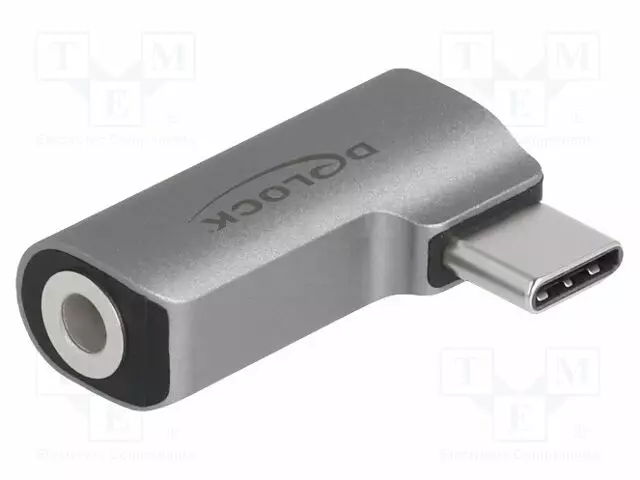 ADAPTERI - STEREO - LIITTIMEN VÄRI: HARMAA - USB kaapelit ja adapterit - DELOCK-64192 - 1