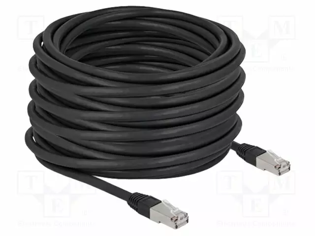 PATCH KAAPELI - S/FTP - CAT: 6A - RJ45-PISTOKE,MOLEMMIN PUOLIN PE - RJ45 Ethernet kaapelit - DELOCK-80132 - 1