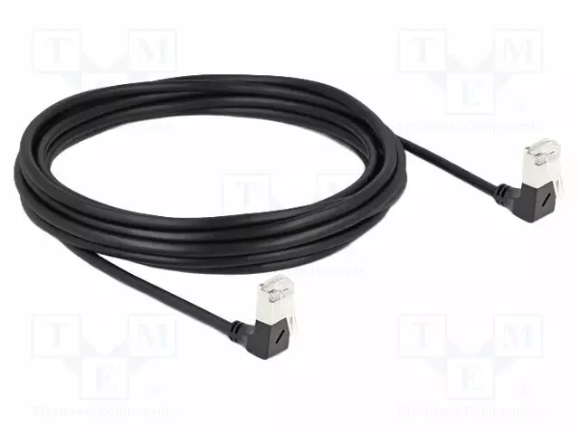 PATCH KAAPELI - S/FTP - CAT 6A - RJ45 ALAKULMALIITIN,MOLEMMIN PUOLIN - RJ45 Ethernet kaapelit - DELOCK-80302 - 1