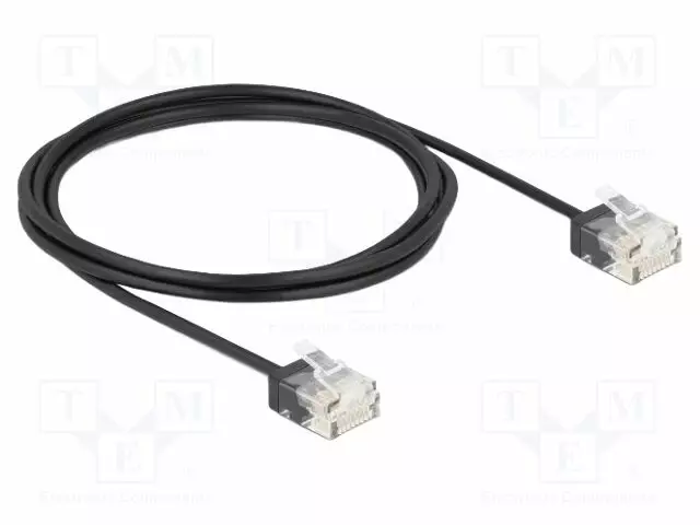 PATCH KAAPELI - U/UTP - CAT 6 - RJ45-PISTOKE,MOLEMMIN PUOLIN - 2M - PVC - RJ45 Ethernet kaapelit - DELOCK-80372 - 1
