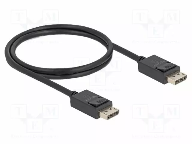KAAPELI - DISPLAYPORT-PISTOKE,MOLEMMIN PUOLIN - DISPLAYPORT 2.1 - HDMI, DVI, DisplayPort johdot - DELOCK-80492 - 1