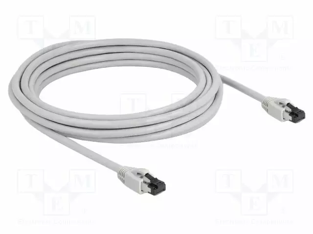 PATCH KAAPELI - S/FTP - CAT 8.1 - RJ45-PISTOKE,MOLEMMIN PUOLIN - 5M - RJ45 Ethernet kaapelit - DELOCK-80562 - 1